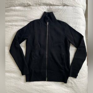 Men's Black Full-Zip Sweater Rag and Bone